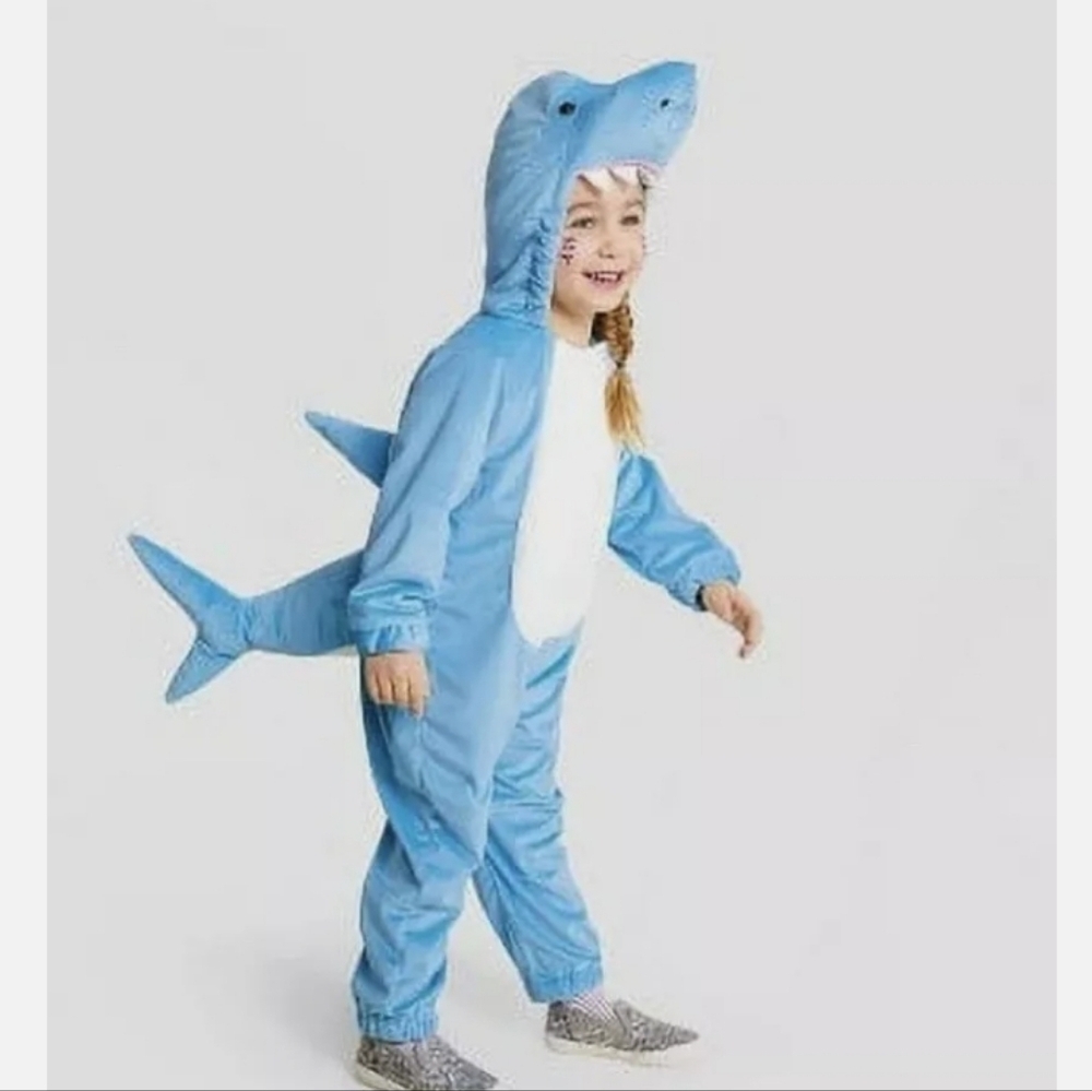 BABY Shark Halloween Costume Jumpsuit Hyde & EEK! Size 6-12 Months